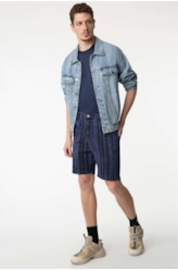 Bermuda Color Fit Urban Azul Bic