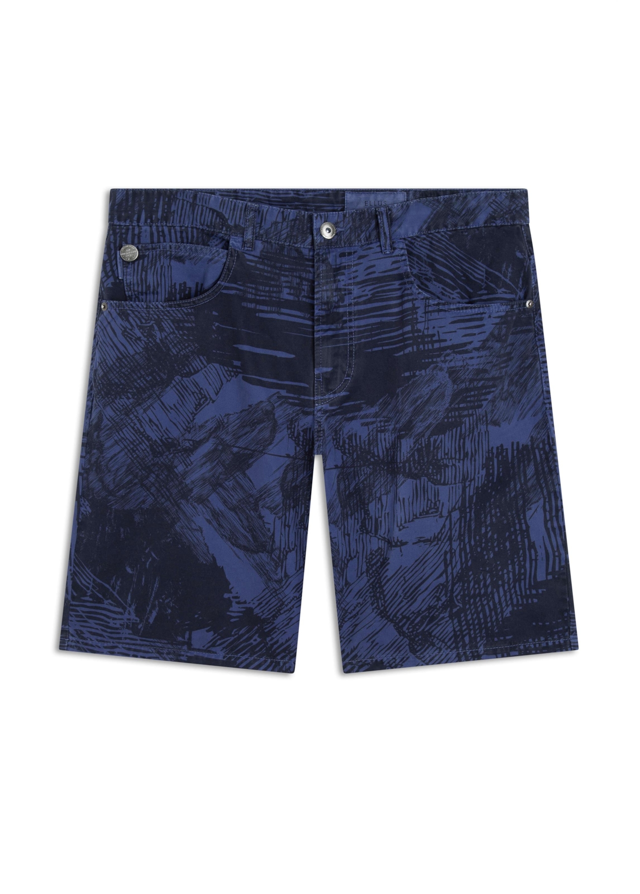 Bermuda Color Print Rock Old Purple