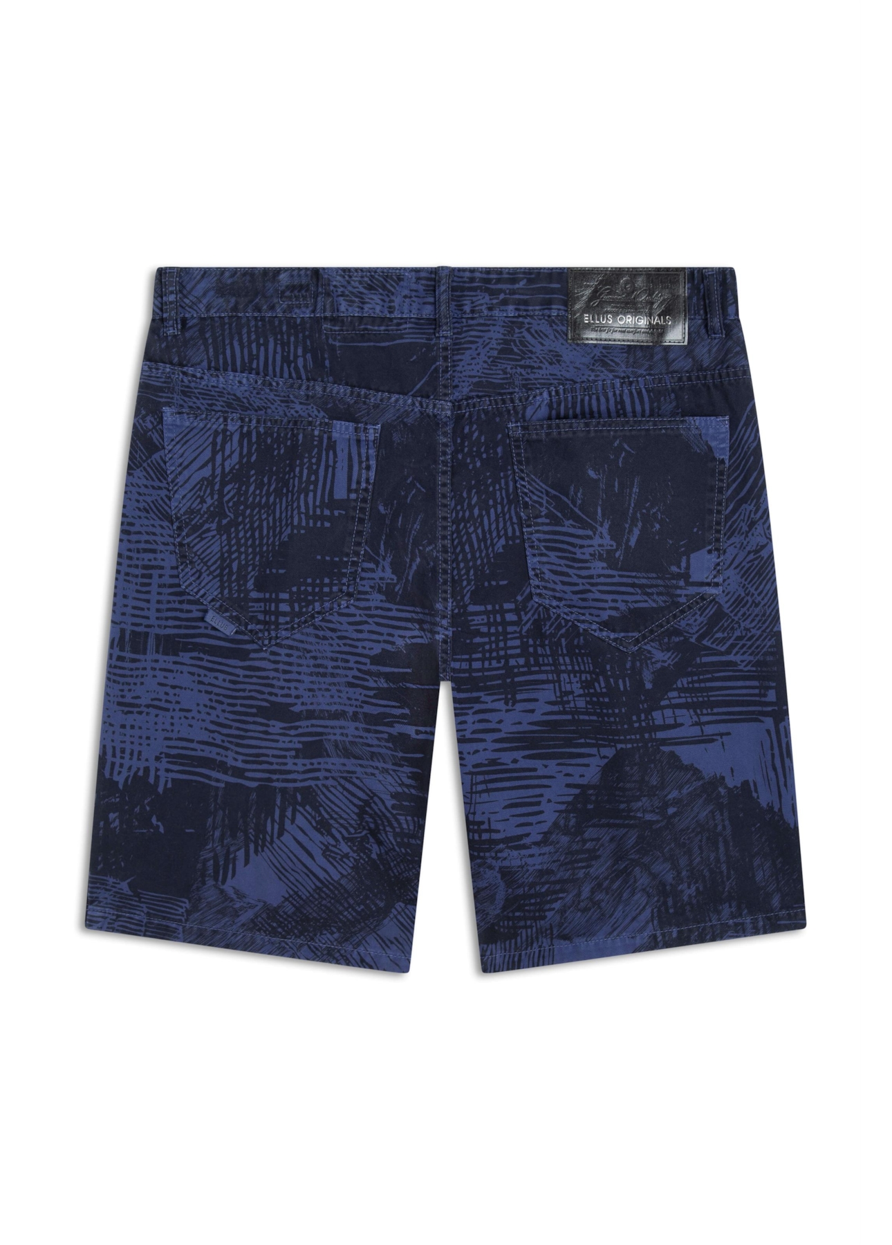 Bermuda Color Print Rock Old Purple