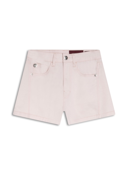 Bermuda Color Satin (Boyish) Lat Deslocada Rosa