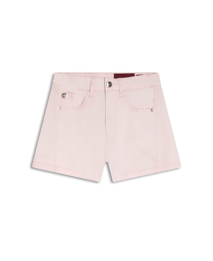 Bermuda Color Satin (Boyish) Lat Deslocada Rosa