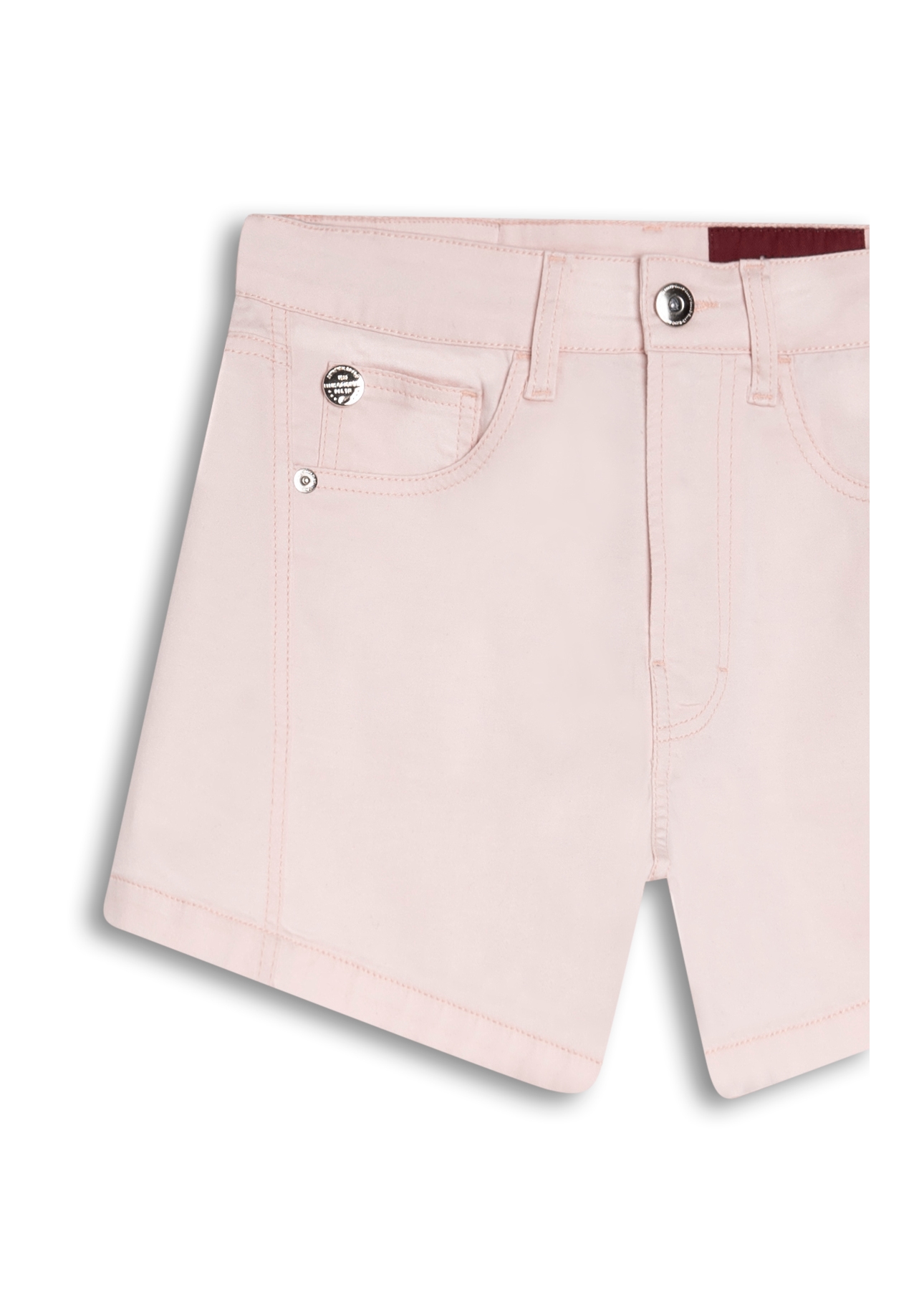Bermuda Color Satin (Boyish) Lat Deslocada Rosa