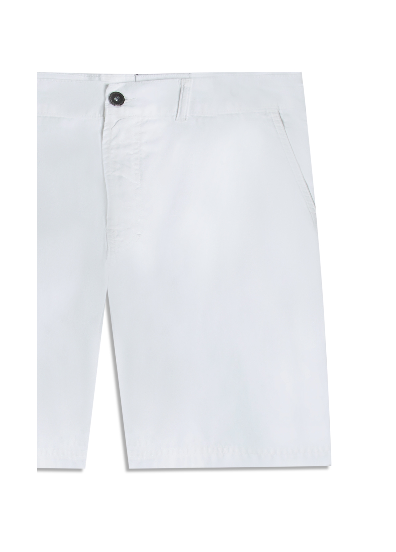 Bermuda Color Twill Classic Branco