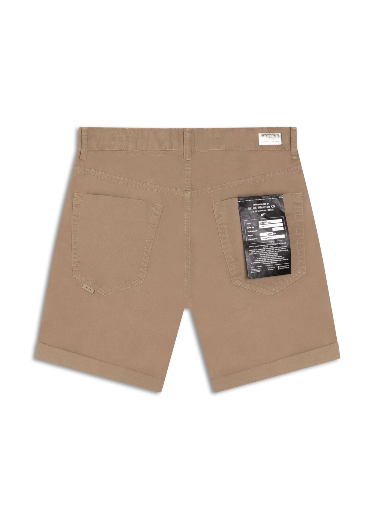 Bermuda Color Twill Classic Rosa Dirty