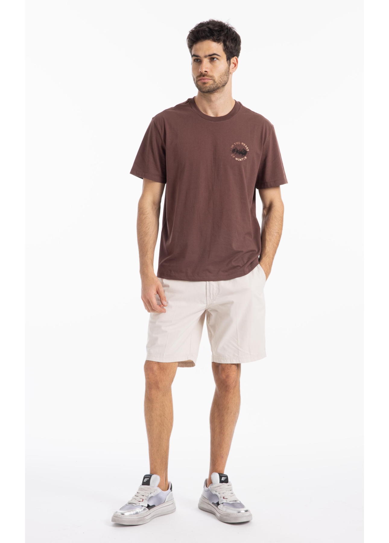 Bermuda Color Twill Classic Sandy