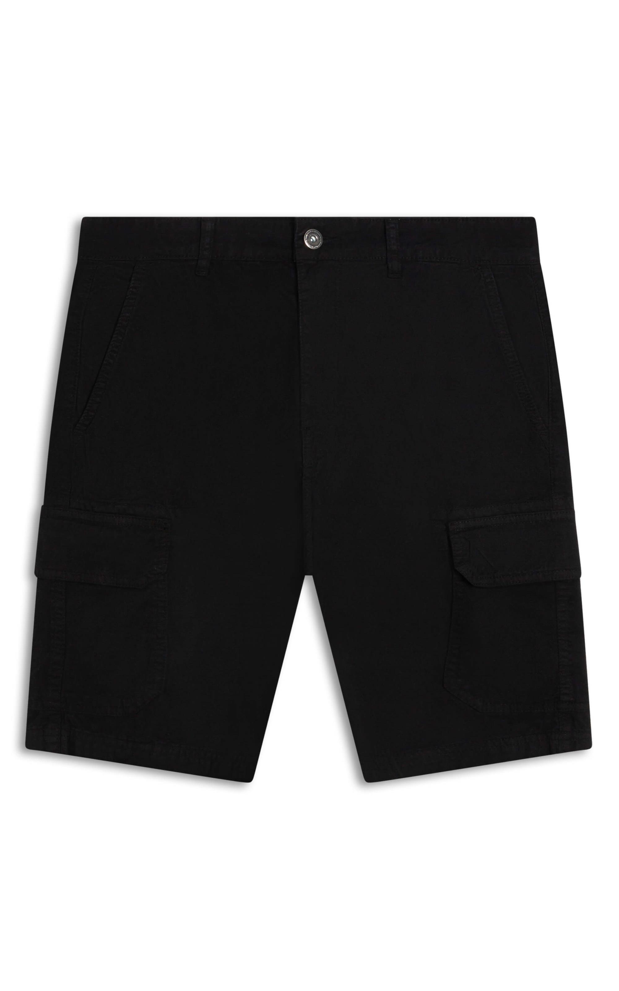 Bermuda Fleece Naxos All Over Shorts Preto