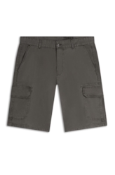 Bermuda Color Twill Long Cargo Tabaco