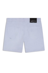 Bermuda Color Twill Loose Azul Claro