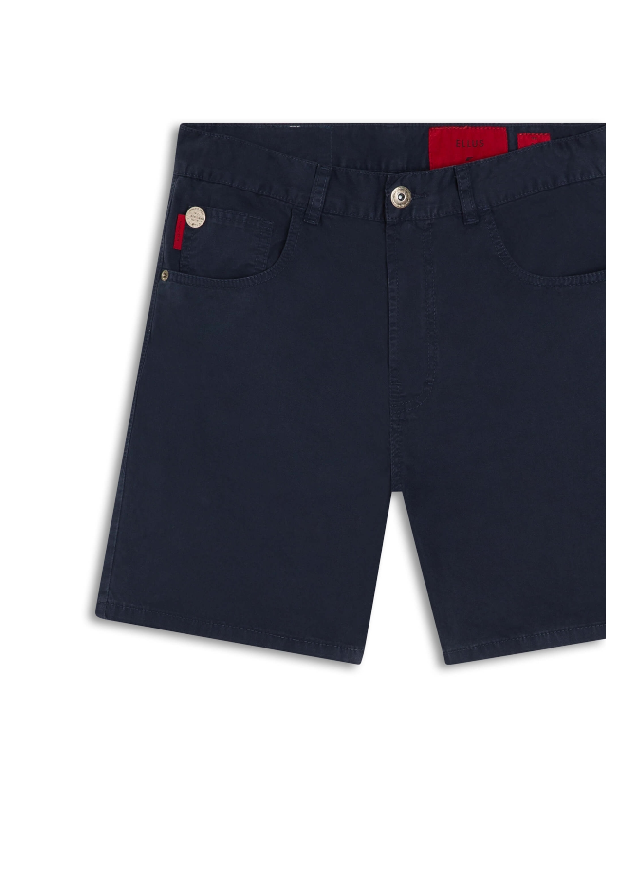Bermuda Color Twill Loose Dark Navy