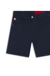 Bermuda Color Twill Loose Dark Navy
