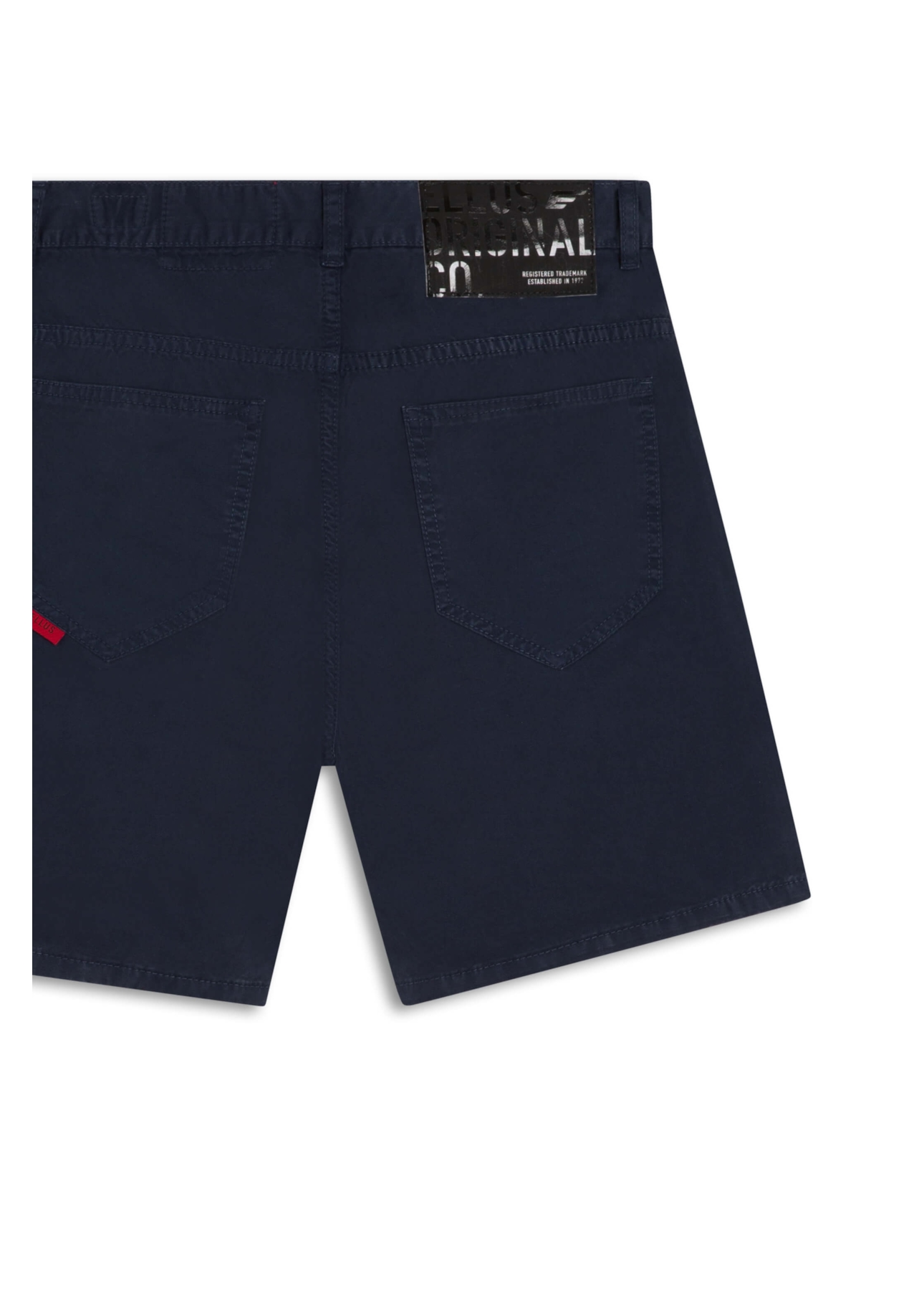 Bermuda Color Twill Loose Dark Navy