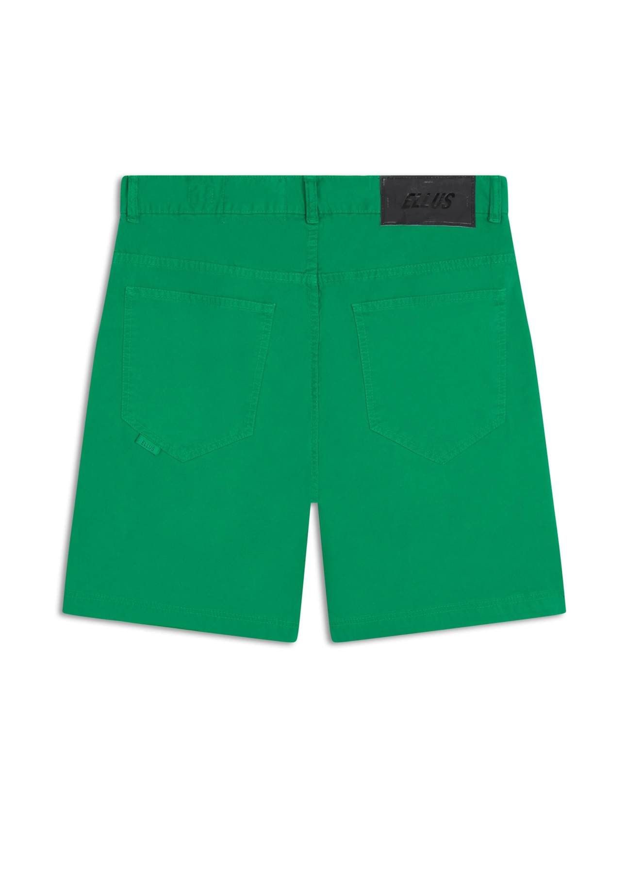 Bermuda Color Twill Loose Verde Bandeira