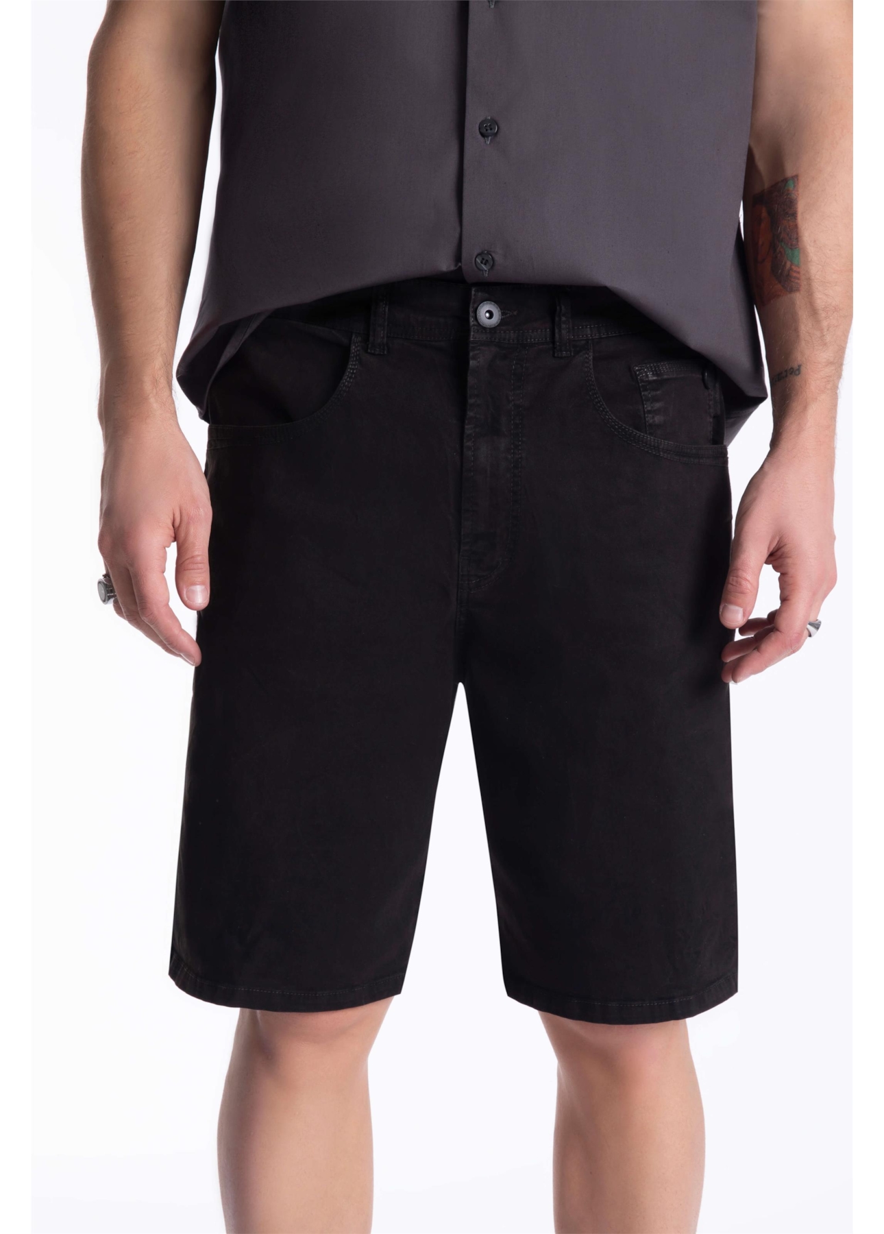 Bermuda Color Twill Power Café