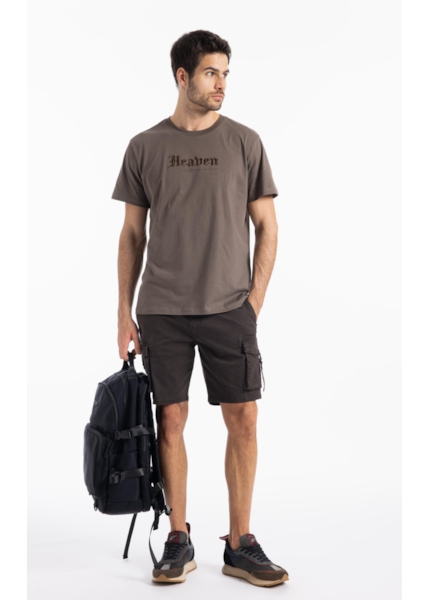 Bermuda Color Twill Power Cargo Plumbo