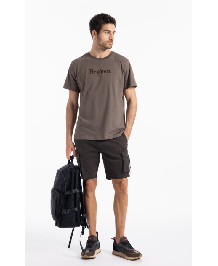 Bermuda Color Twill Power Cargo Plumbo