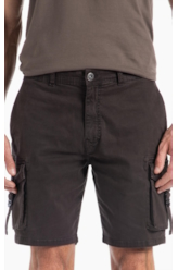 Bermuda Color Twill Power Cargo Plumbo