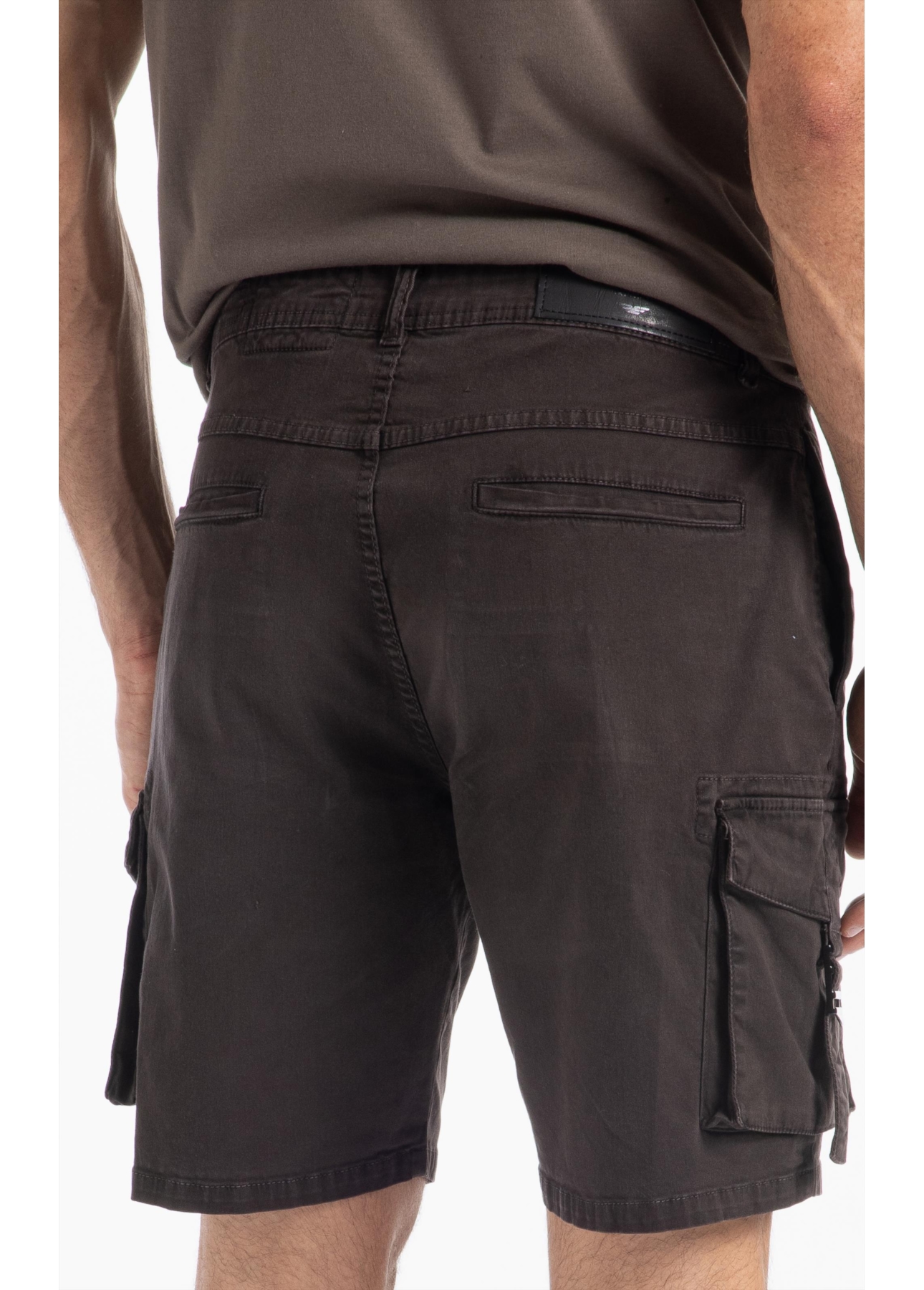 Bermuda Color Twill Power Cargo Plumbo