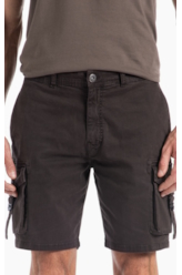 Bermuda Color Twill Power Cargo Plumbo