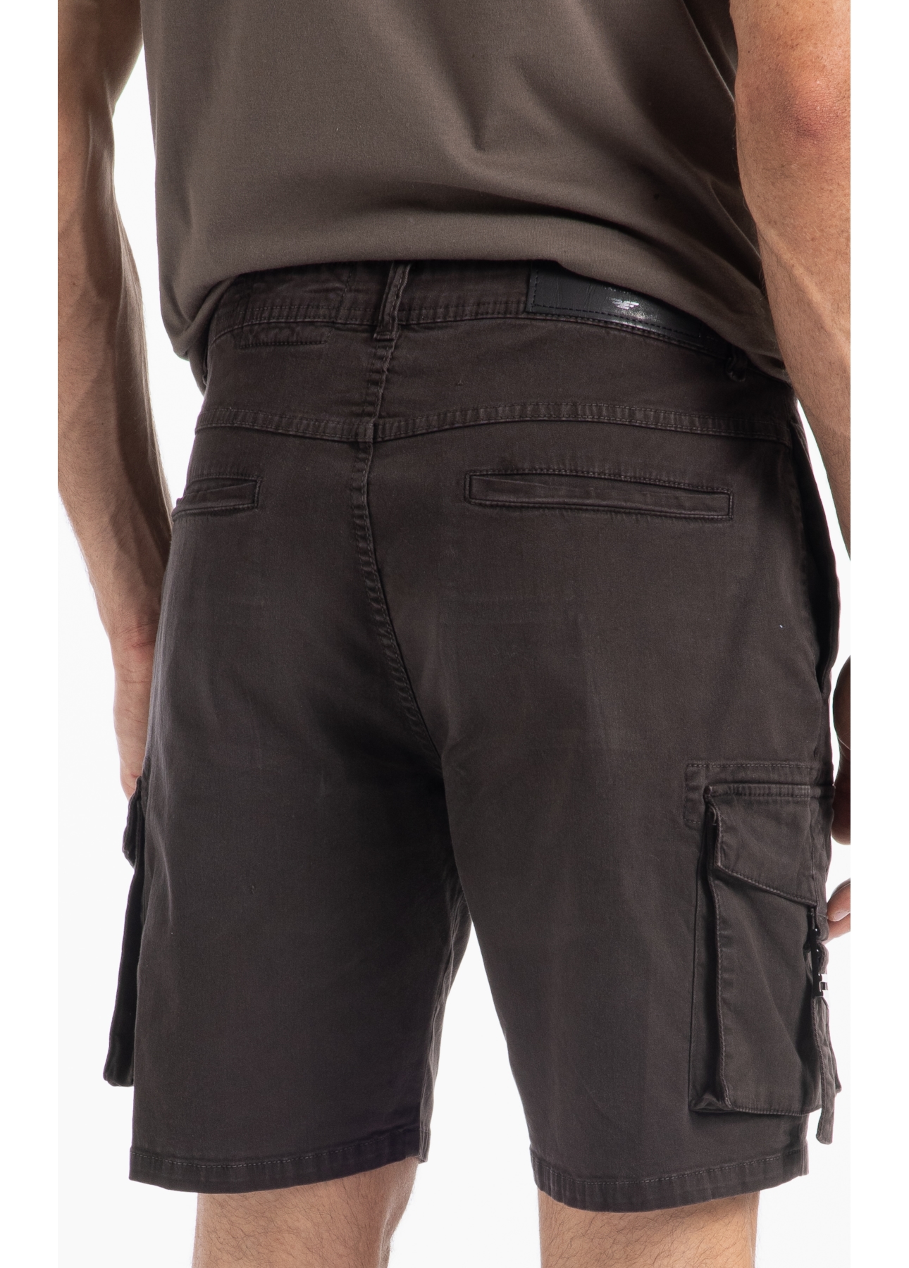 Bermuda Color Twill Power Cargo Plumbo