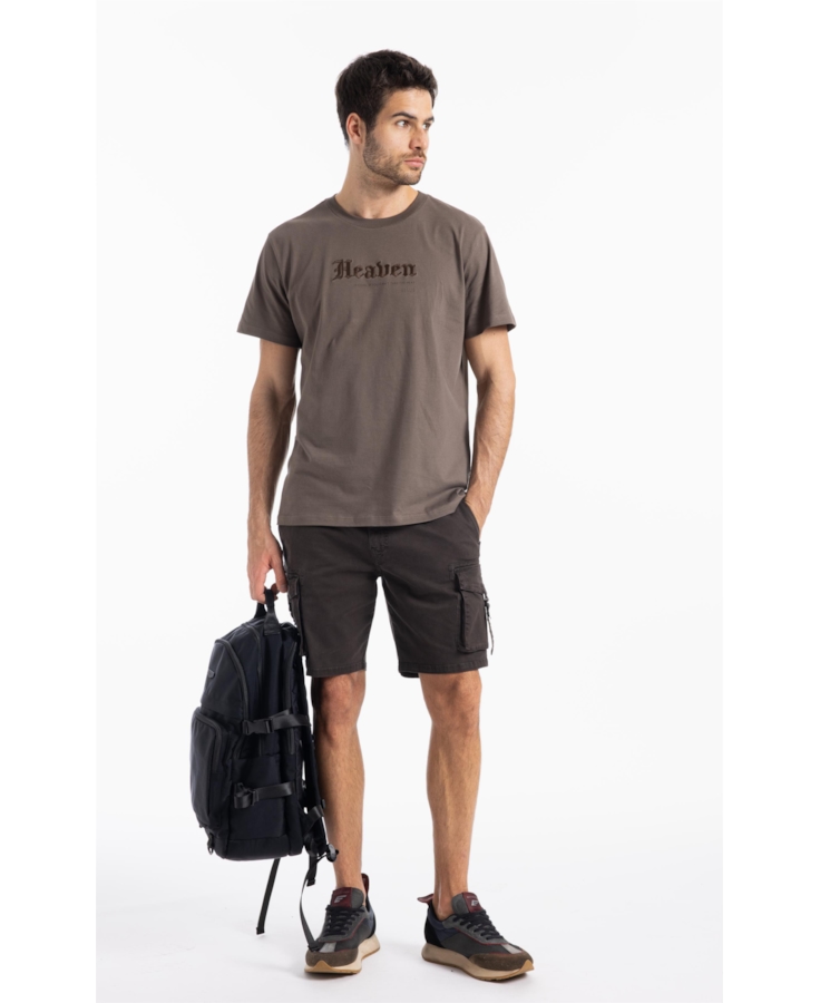 Bermuda Color Twill Power Cargo Plumbo