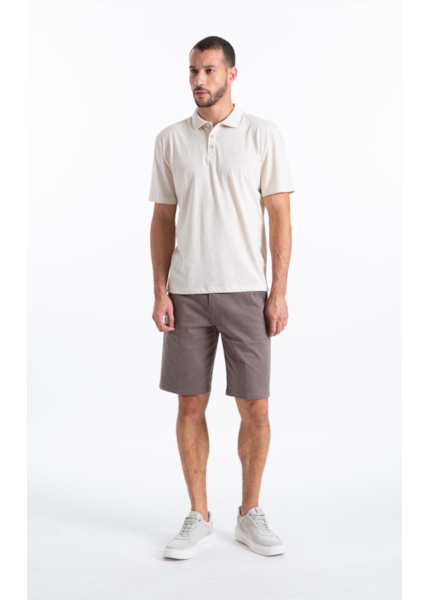 Bermuda Color Twill Power (Classic) b Faca Castor