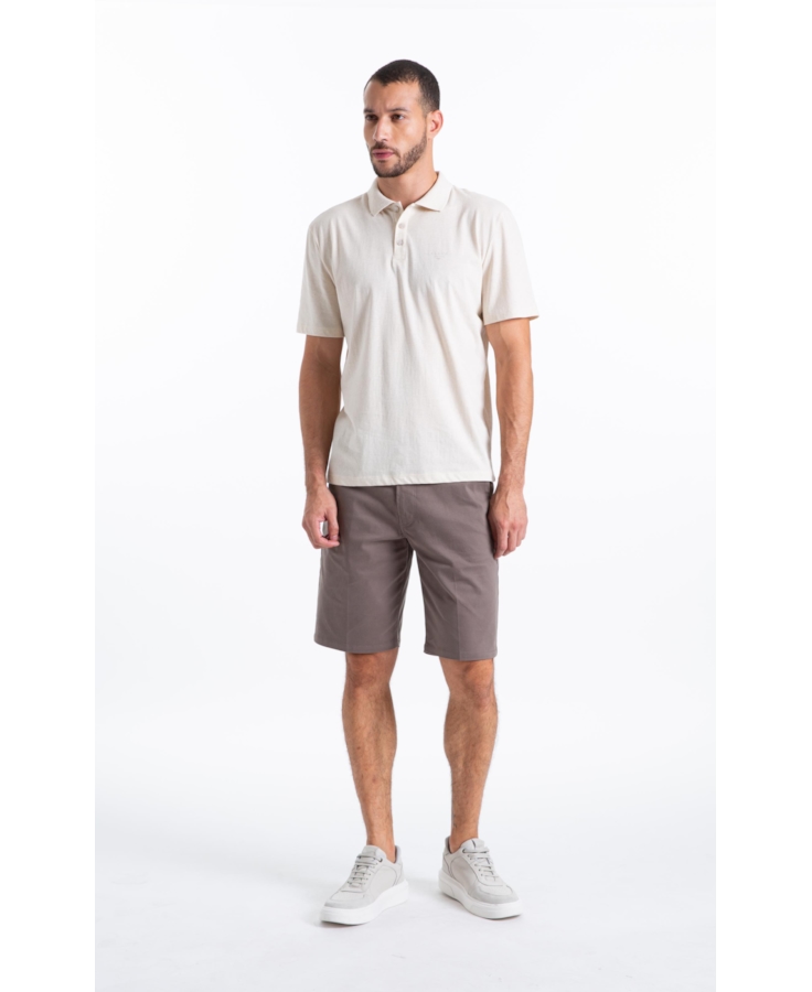 Bermuda Color Twill Power (Classic) b Faca Castor