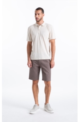 Bermuda Color Twill Power (Classic) b Faca Castor