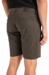 Bermuda Color Twill Power Classic Verde Escuro