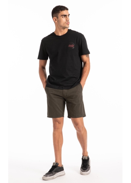 Bermuda Color Twill Power Classic Verde Escuro