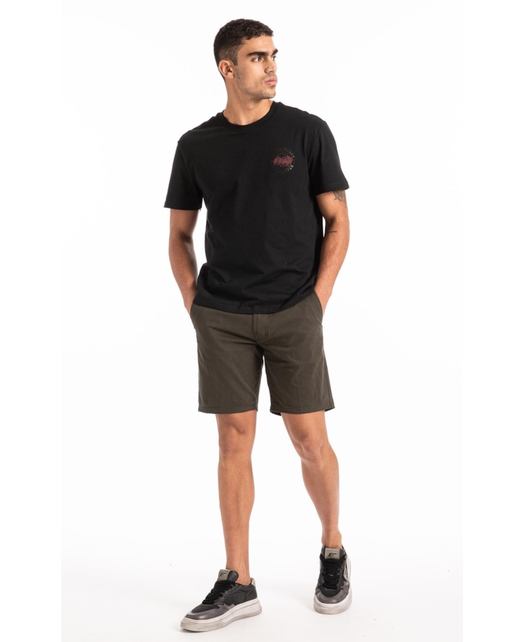 Bermuda Color Twill Power Classic Verde Escuro