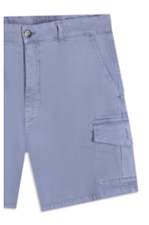 Bermuda Color Twill Power Hawaii Cargo Blue Vintage