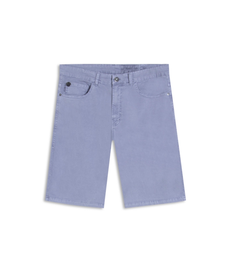 Bermuda Color Twill Power Long Blue Vintage