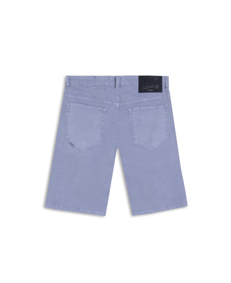 Bermuda Color Twill Power Long Blue Vintage