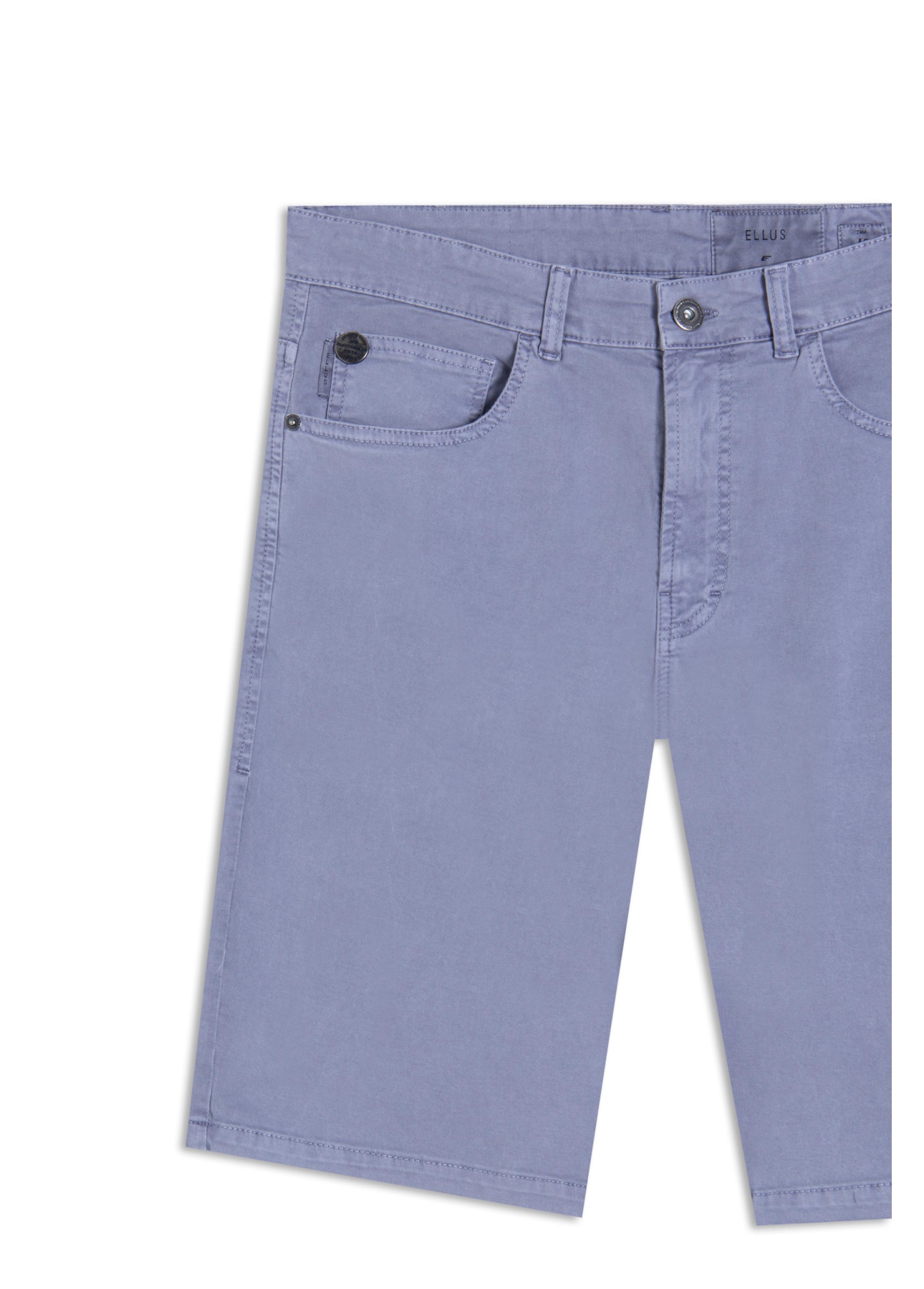 Bermuda Color Twill Power Long Blue Vintage
