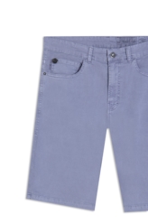 Bermuda Color Twill Power Long Blue Vintage