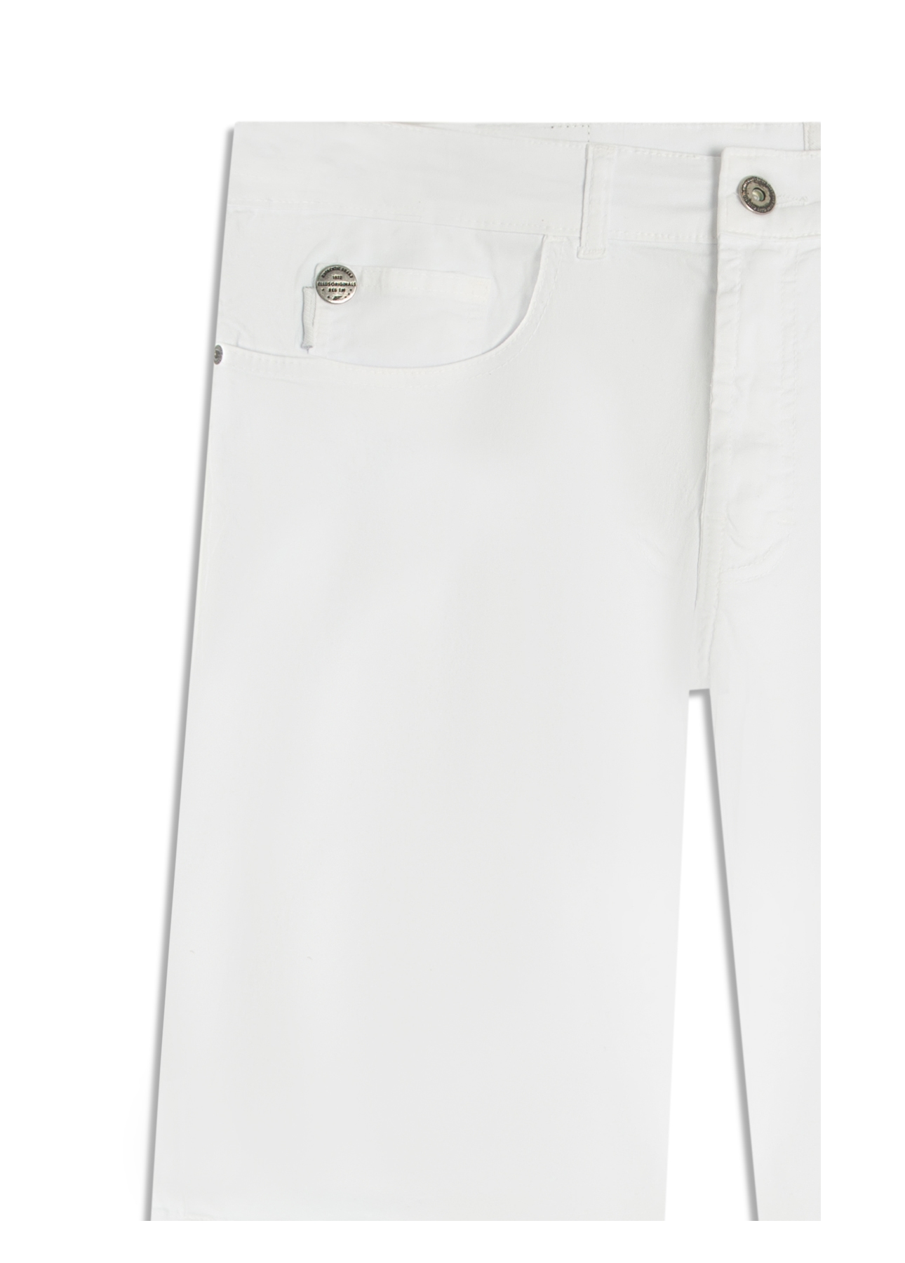 Bermuda Color Twill Power Long Branco