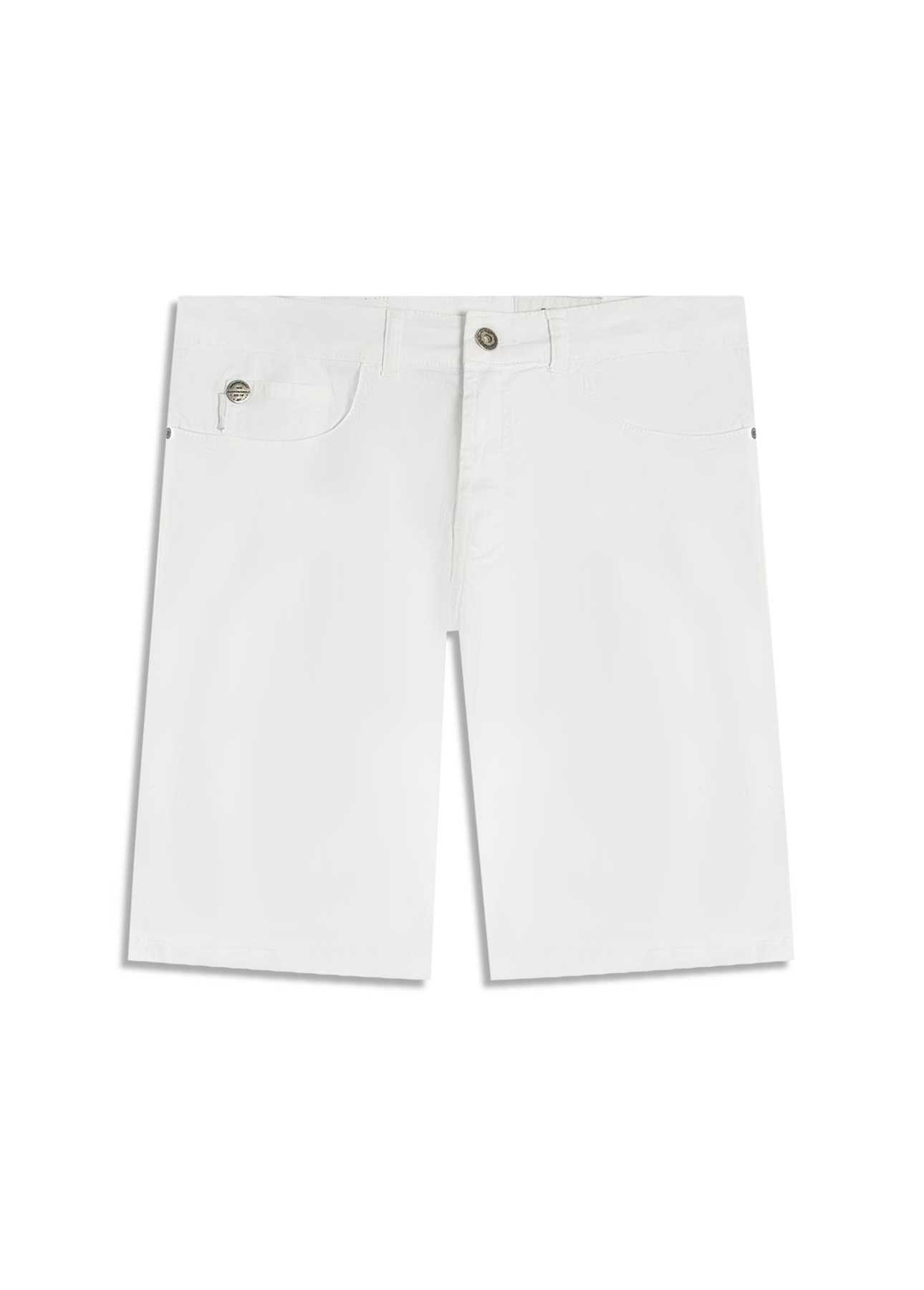 Bermuda Color Twill Power Long Branco