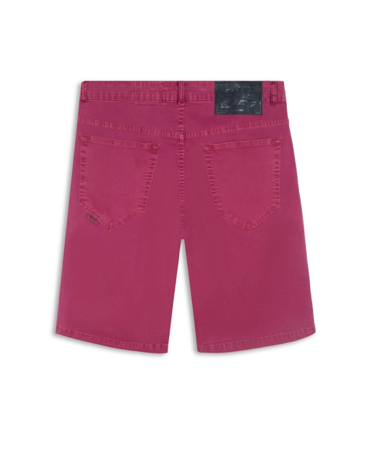 Bermuda Color Twill Power Long  Magenta