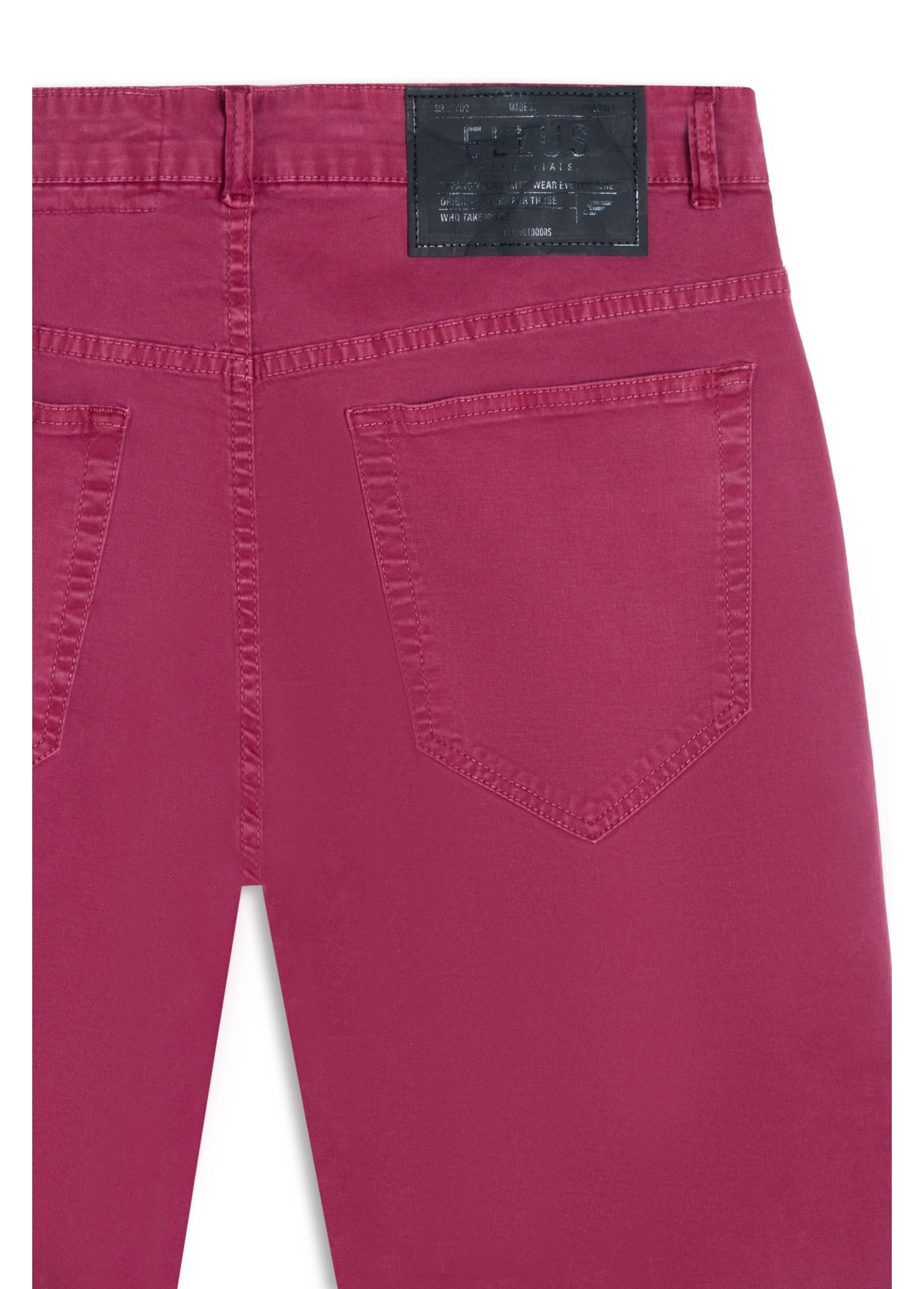 Bermuda Color Twill Power Long  Magenta