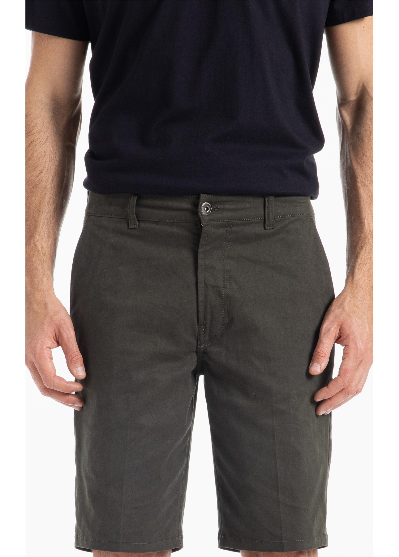 Bermuda Color Twill Power Long Verde Escuro