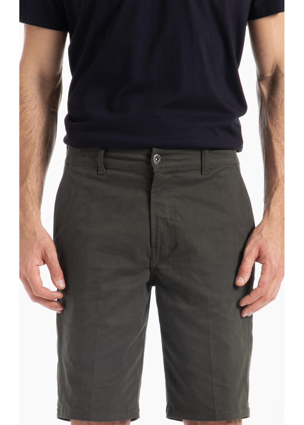 Bermuda Color Twill Power Long Verde Escuro