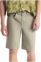 Bermuda Color Twill Power Long Verde Seco
