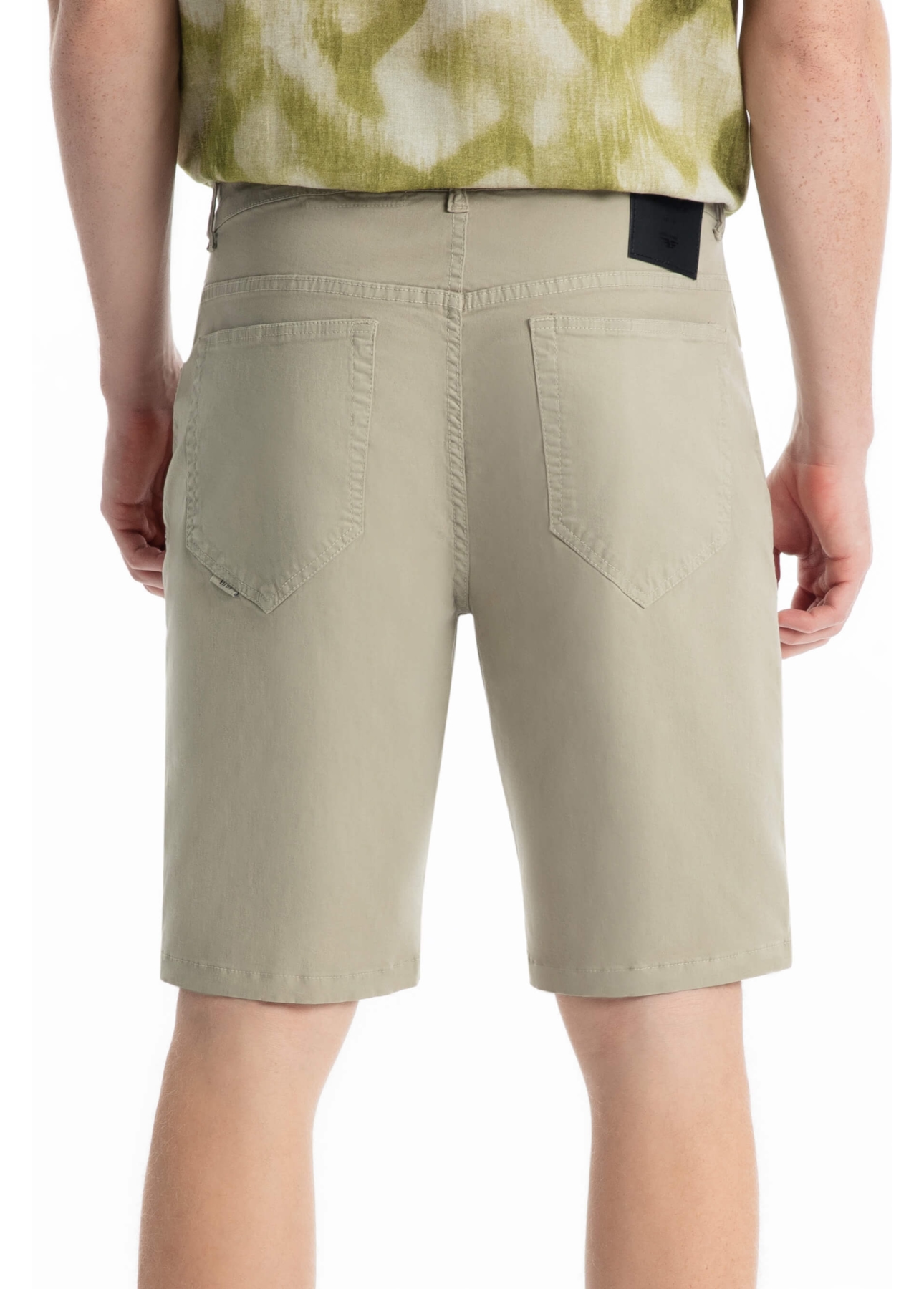Bermuda Color Twill Power Long Verde Seco
