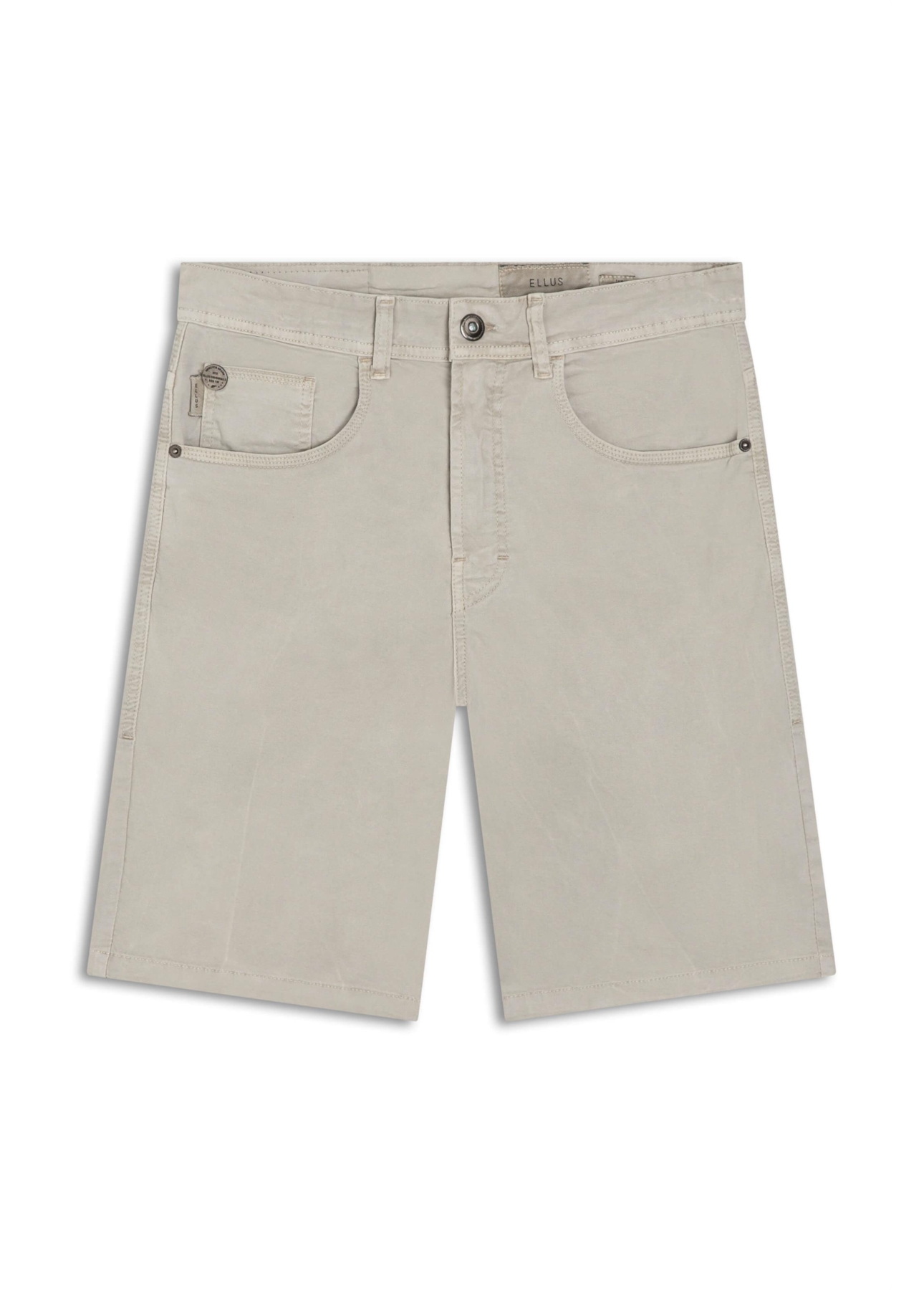 Bermuda Color Twill Power Rock Cinza Claro