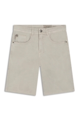 Bermuda Color Twill Power Rock Cinza Claro