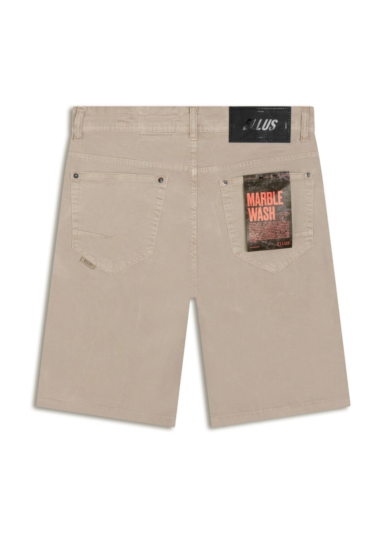 Bermuda Color Twill Power Rock Husk