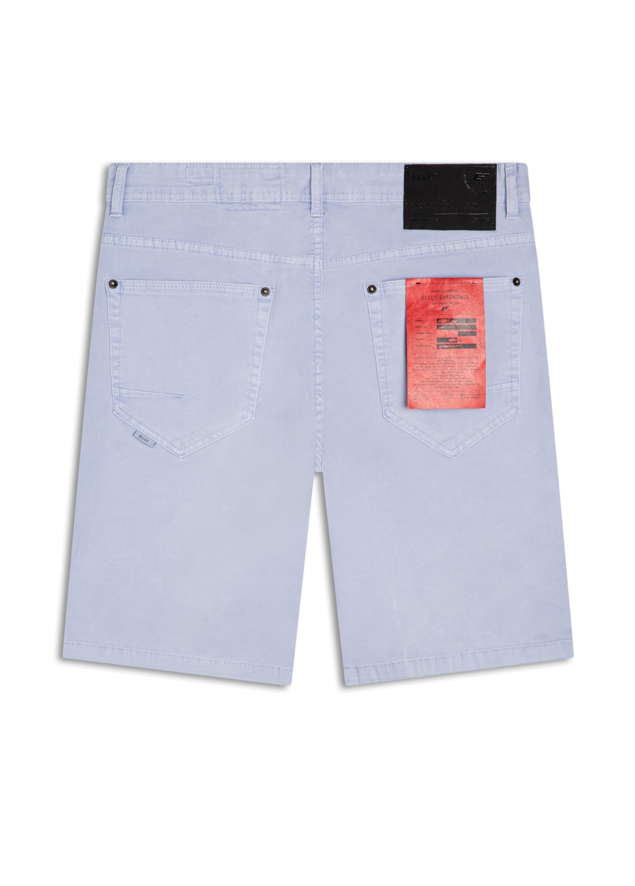 Bermuda Color Twill Power Rock Marble Wash Azul Claro