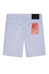 Bermuda Color Twill Power Rock Marble Wash Azul Claro