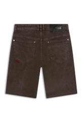 Bermuda Color Twill Power Rock Marrom Escuro