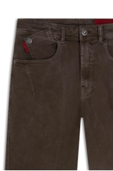 Bermuda Color Twill Power Rock Marrom Escuro